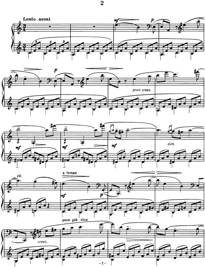 拉赫玛尼诺夫 音画练习曲10或11 Etudes tableaux Op.39 No.2