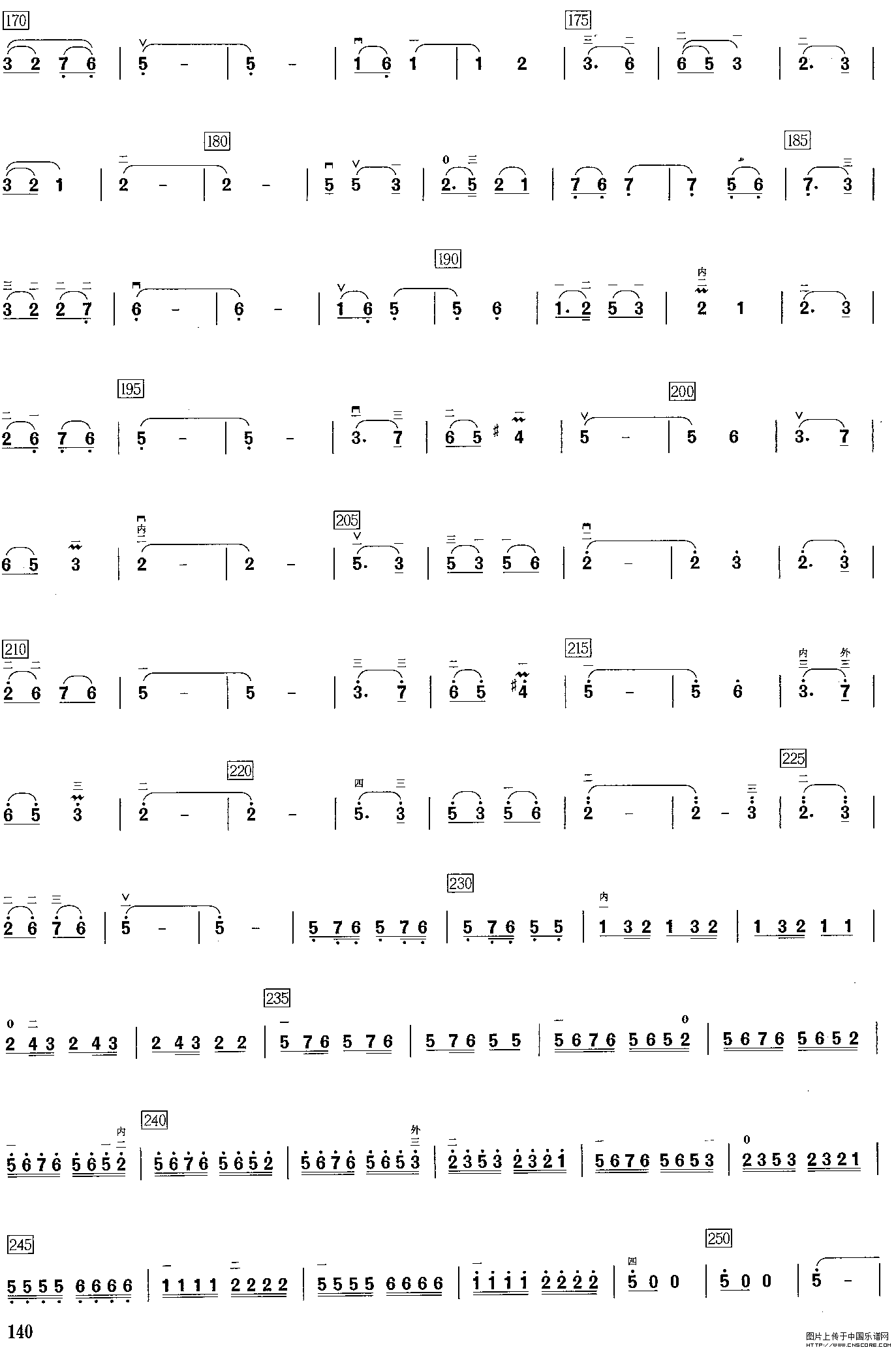 曲谱名：二胡曲《母亲》二胡谱