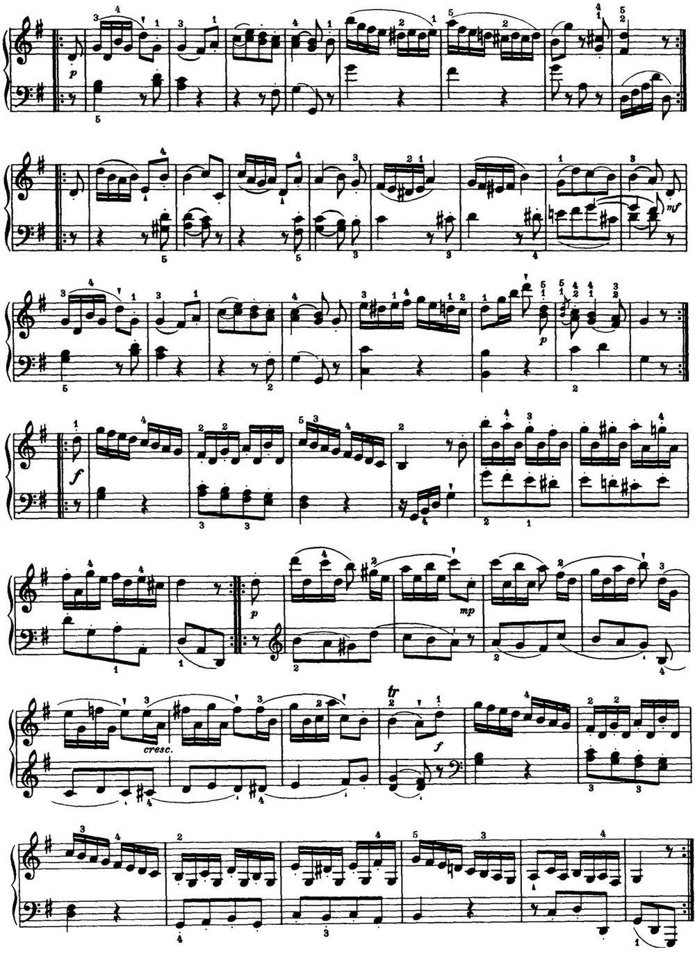 海顿钢琴奏鸣曲HobXVI27inGmajor