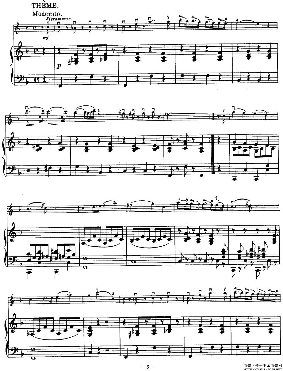 AIR VARIE（小提琴+钢琴）小提琴谱
