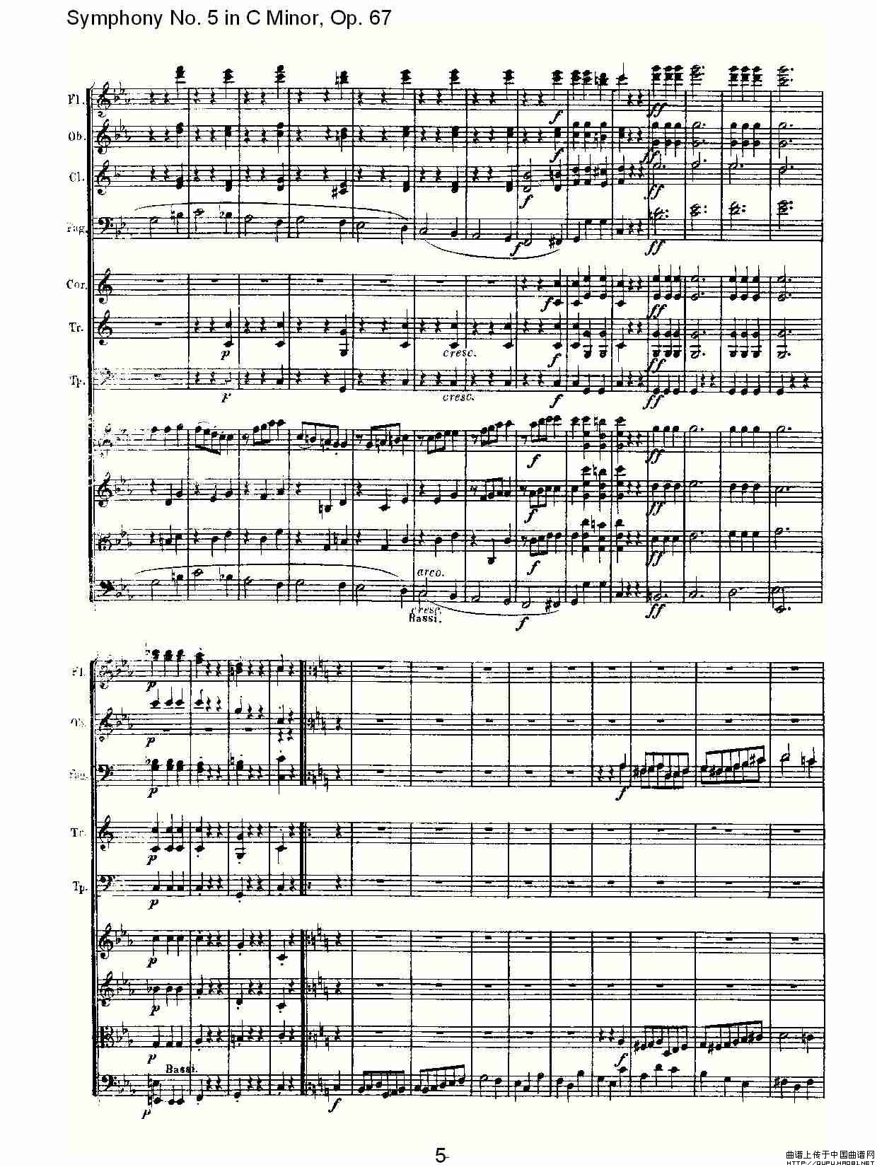 C小调第五交响曲 Op.67第三乐章