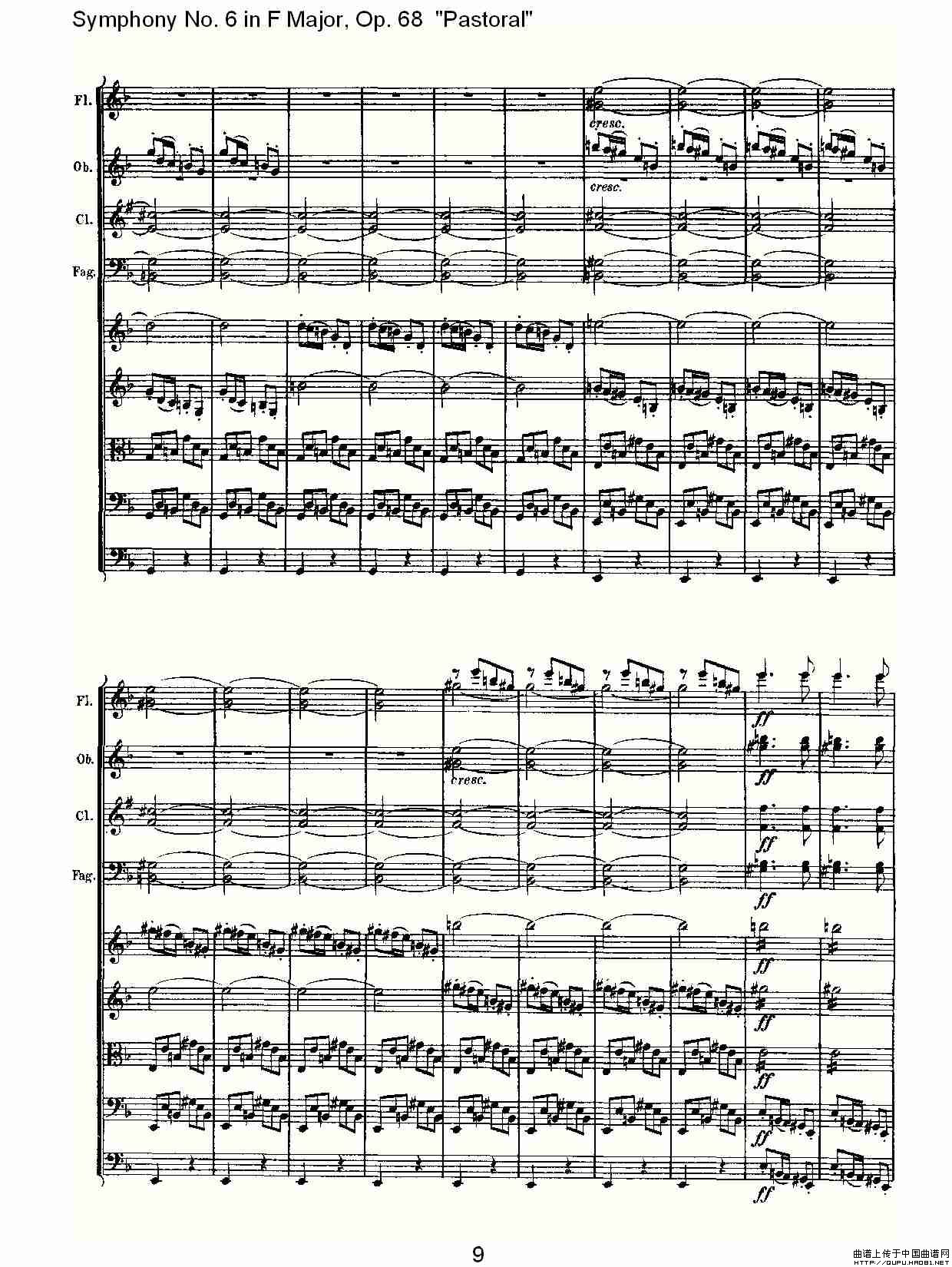 F大调第六交响曲 Op.68第一乐章