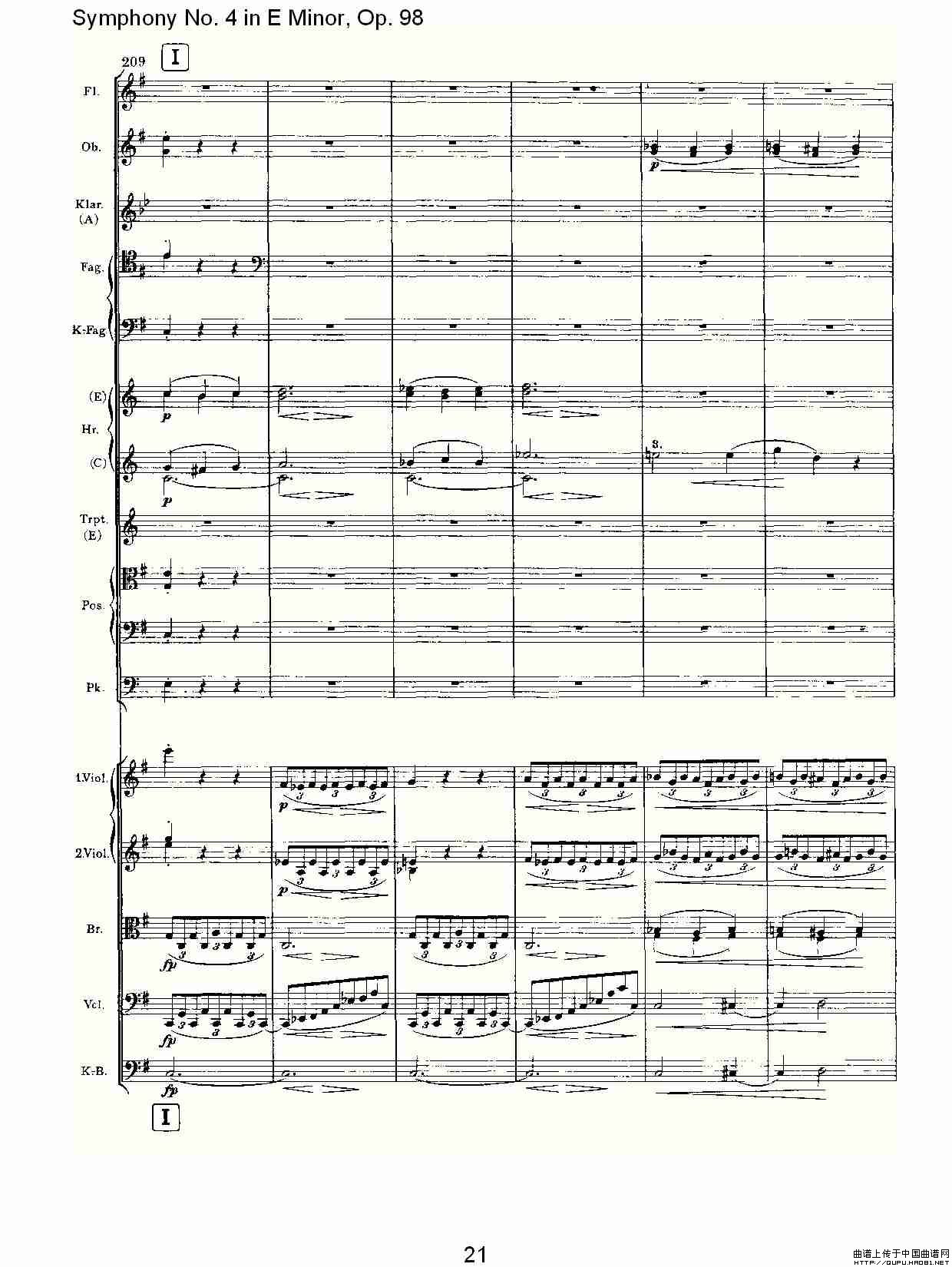 E小调第四交响曲, Op.98 第四乐章
