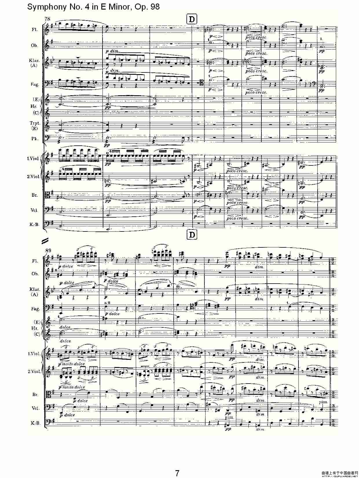 E小调第四交响曲, Op.98 第四乐章