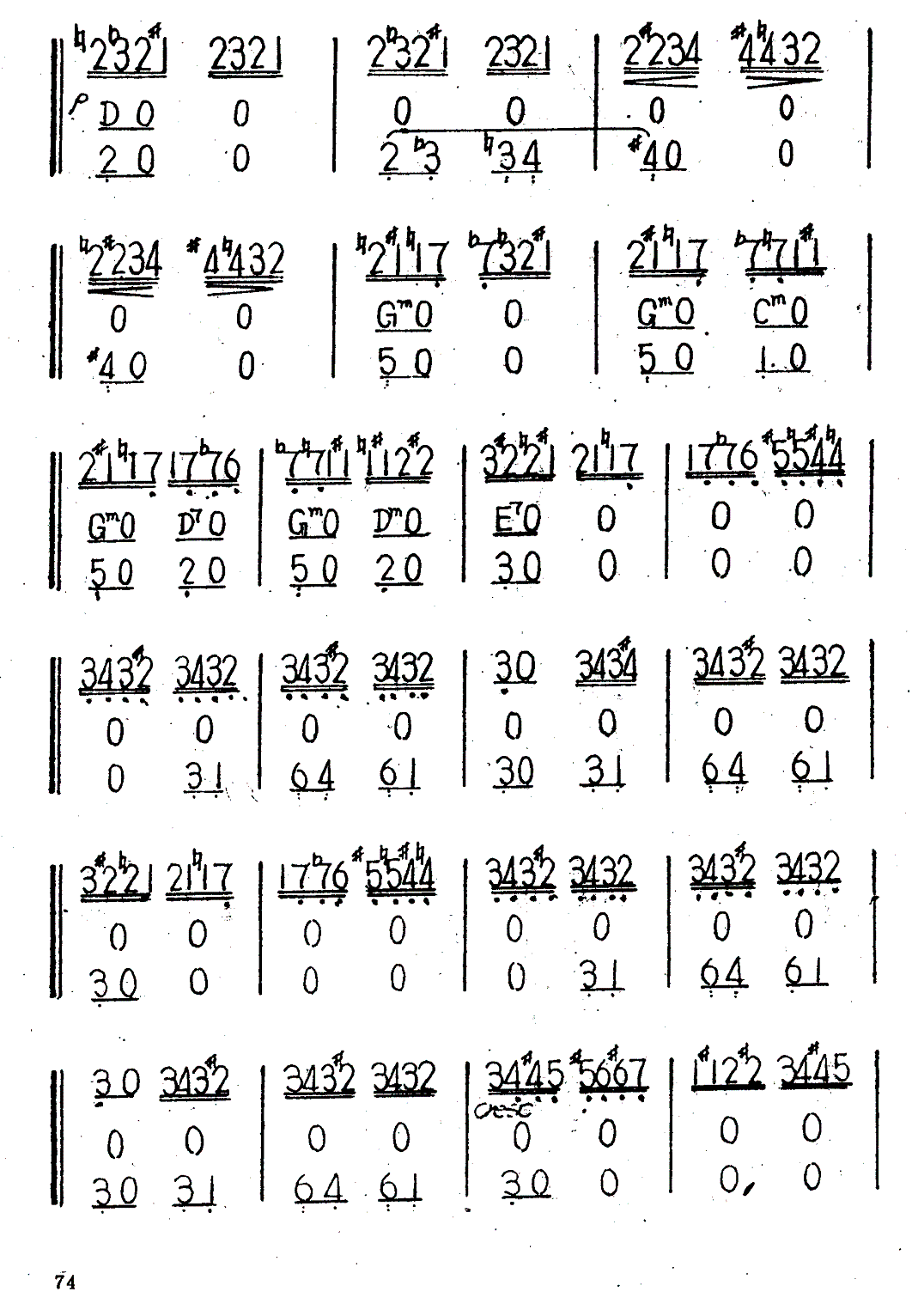 野蜂飞舞_口琴乐谱