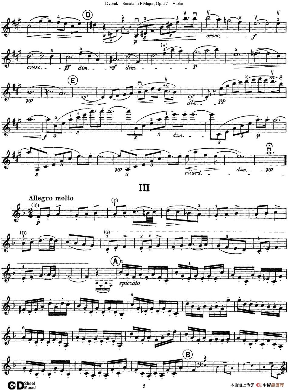 Violin Sonata Op.57