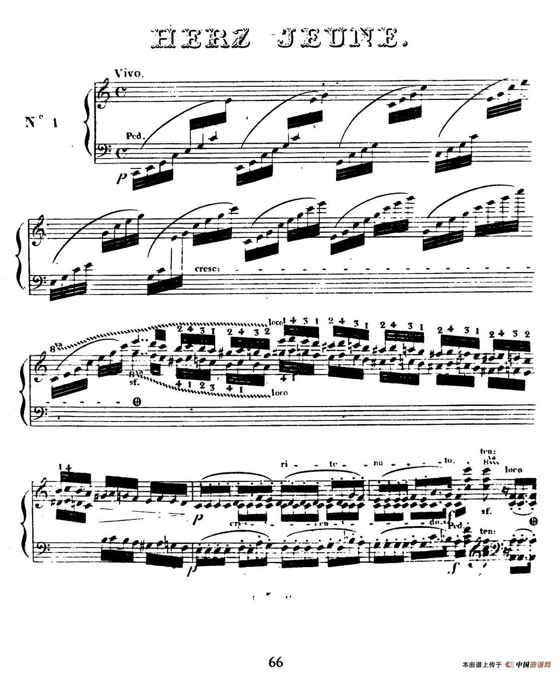 24 Exercices et Preludes Op.21（24首前奏练习曲·1）
