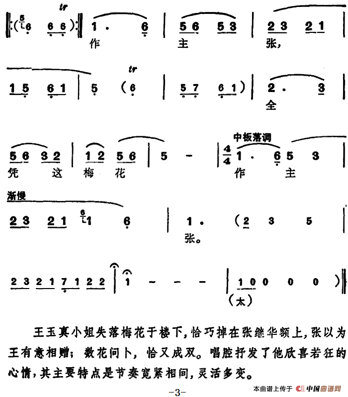 徐玉兰唱腔集：全凭这梅花作主张（选自《西园