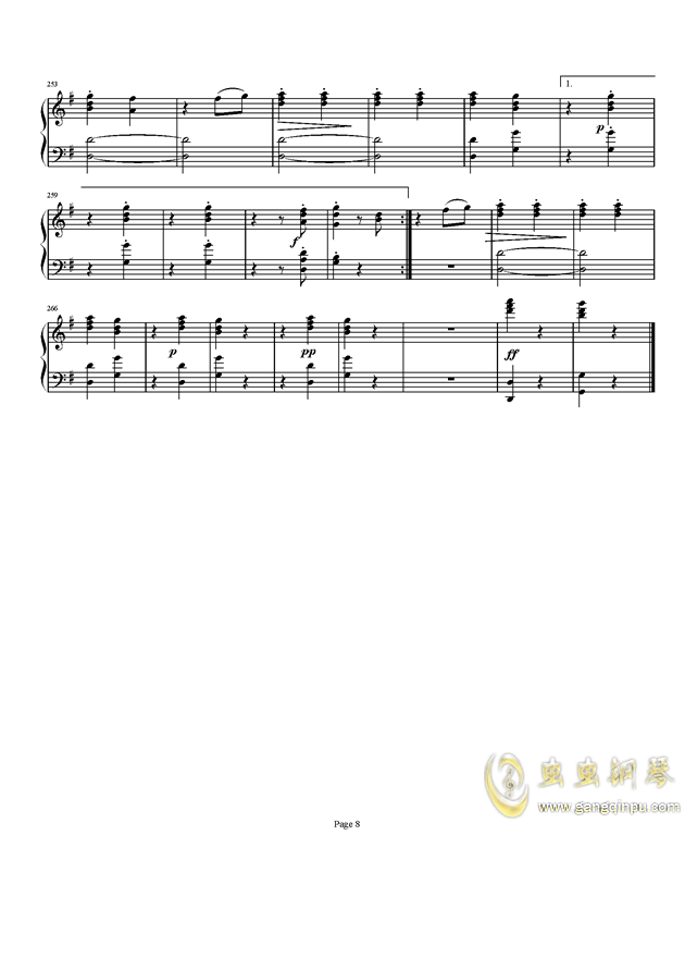 钢琴奏鸣曲4钢琴谱