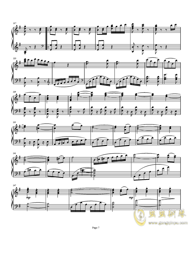 钢琴奏鸣曲4钢琴谱