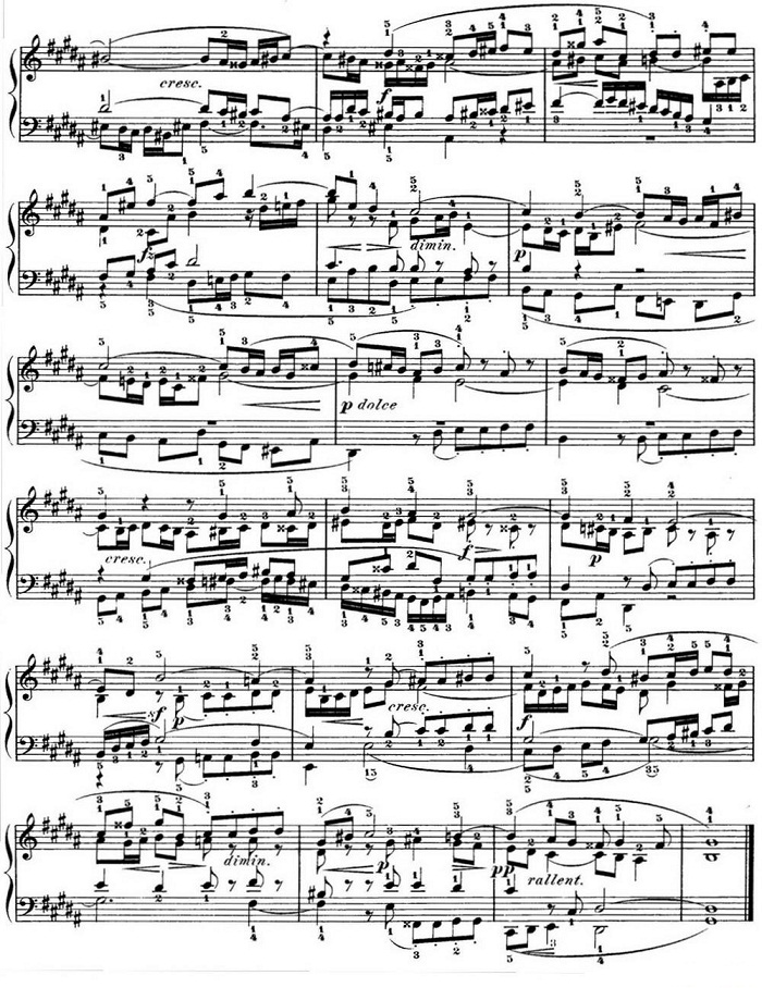 巴赫《平均律钢琴曲集·第一卷》之赋格曲（NO.18）