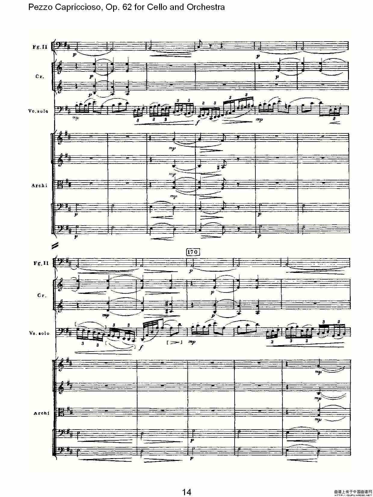 Pezzo Capriccioso Op.62小提琴谱