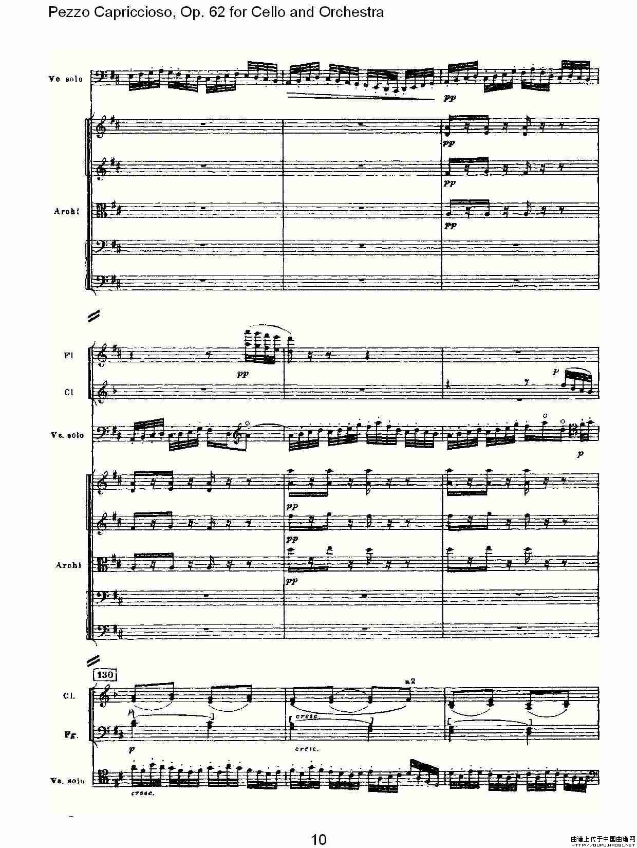 Pezzo Capriccioso Op.62小提琴谱