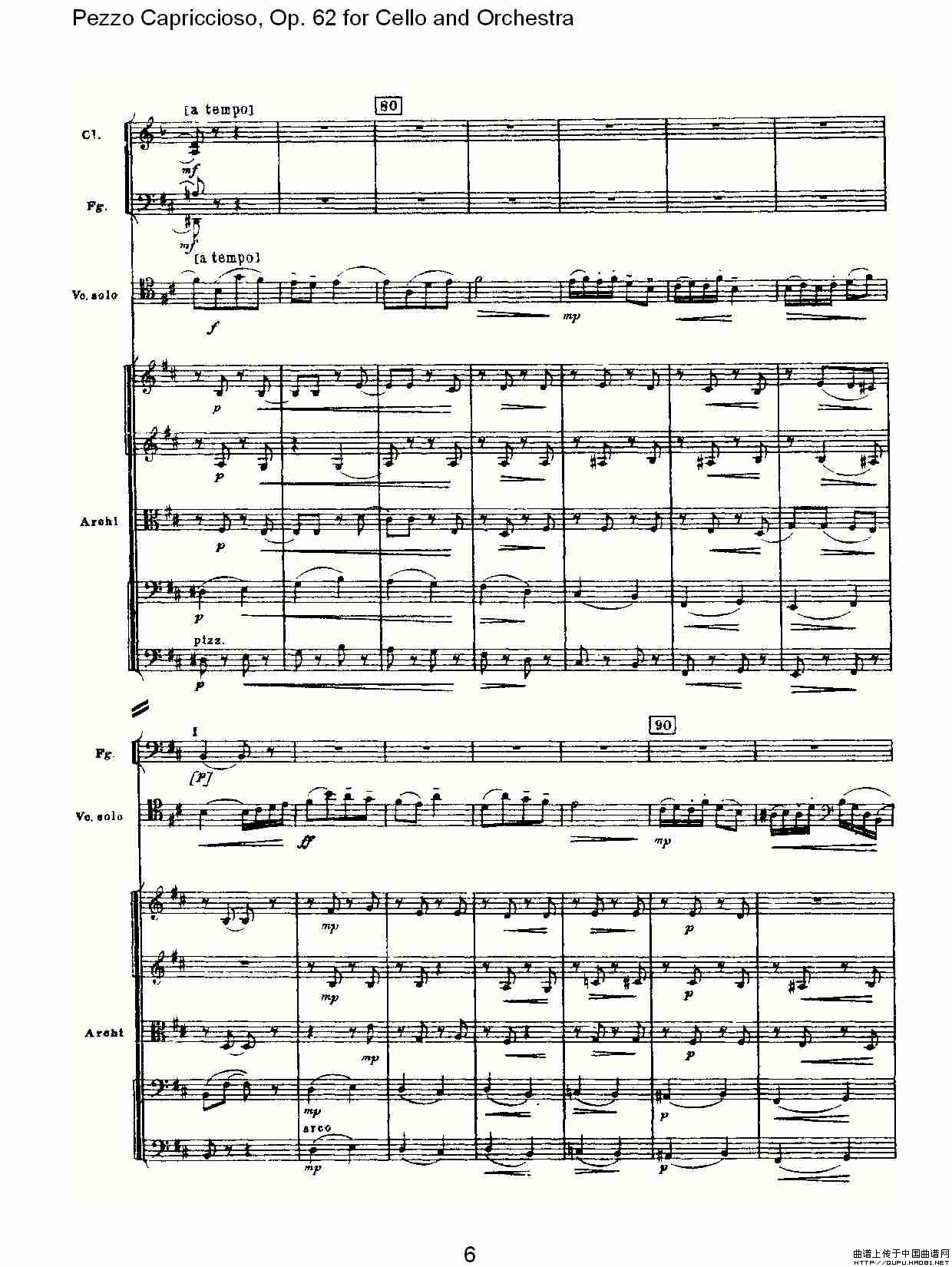 Pezzo Capriccioso Op.62小提琴谱