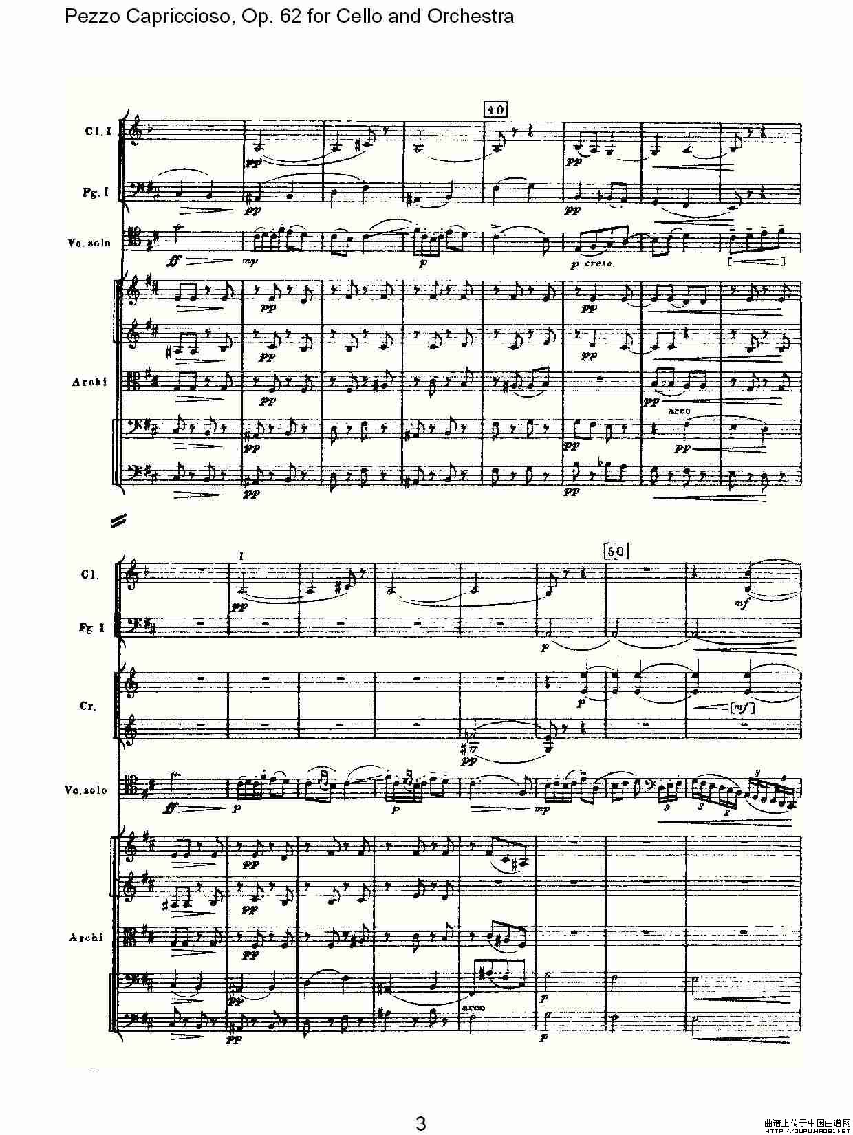 Pezzo Capriccioso Op.62小提琴谱