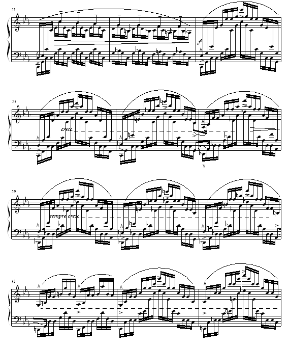 琶音练习曲钢琴谱