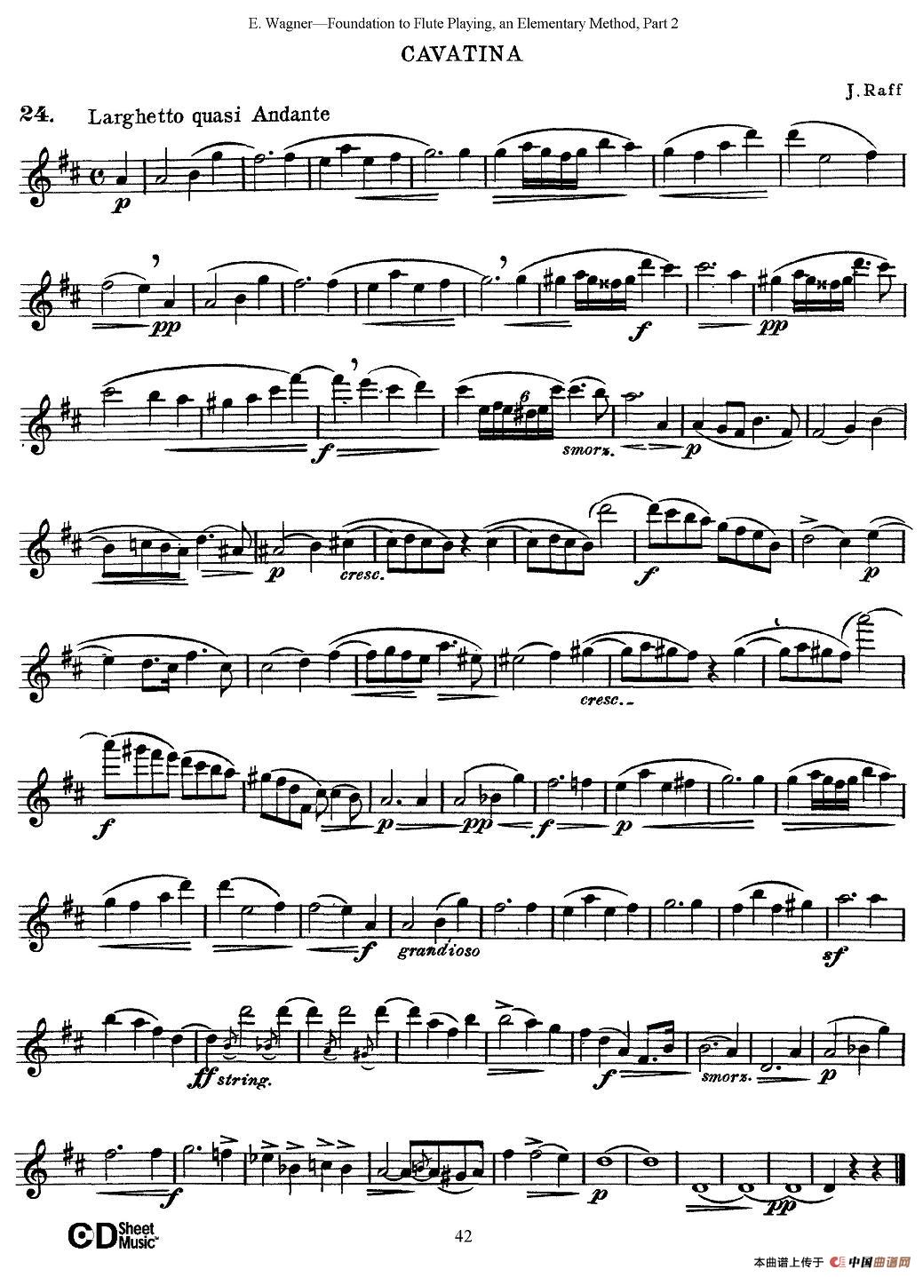 长笛演奏基础教程练习（Collection of ）长笛谱