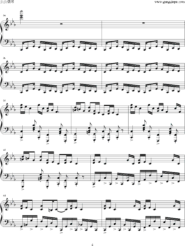 克罗地亚狂想曲pure1（现已绝版）钢琴谱