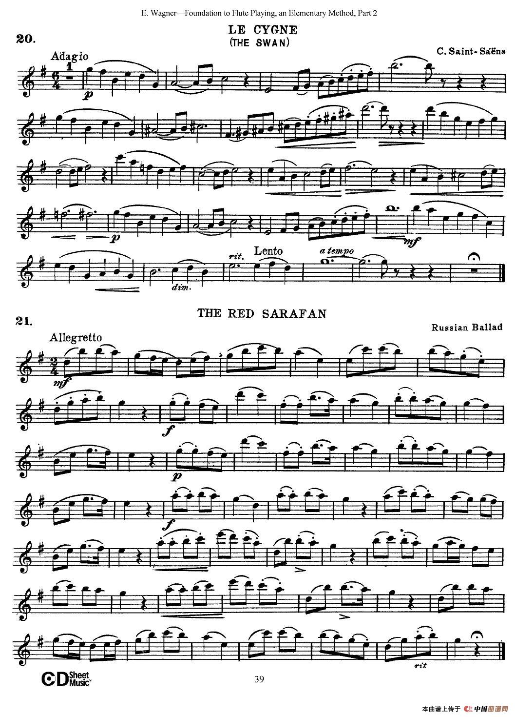 长笛演奏基础教程练习（Collection of ）长笛谱
