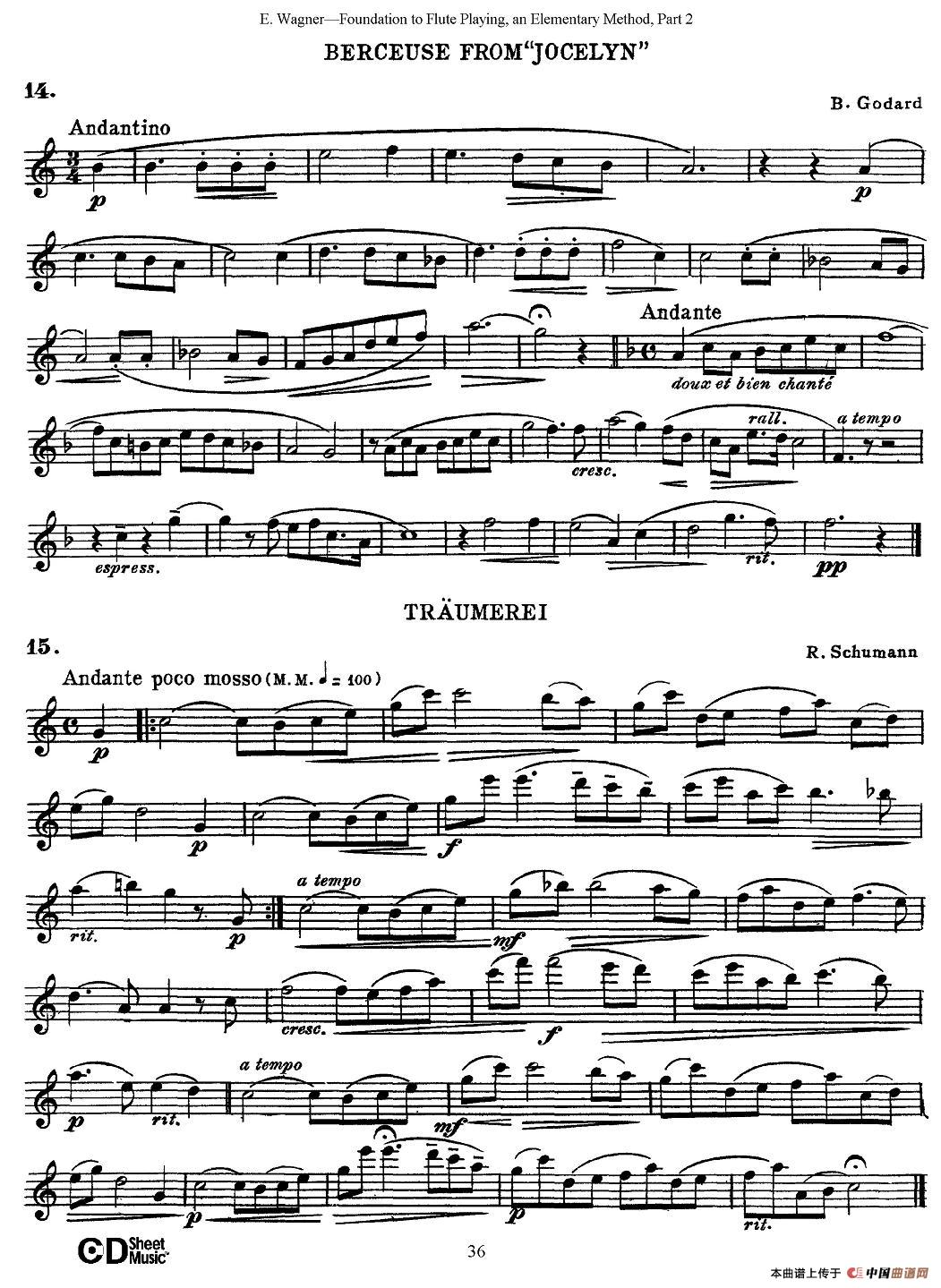 长笛演奏基础教程练习（Collection of ）长笛谱