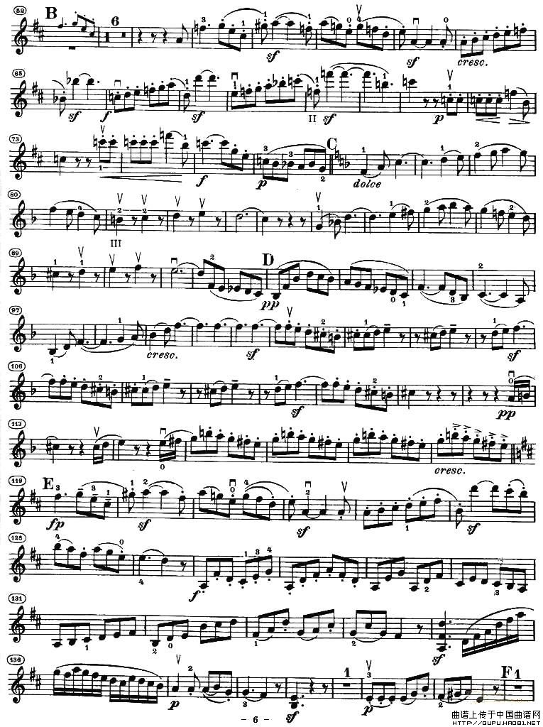 SONATA No.1小提琴谱