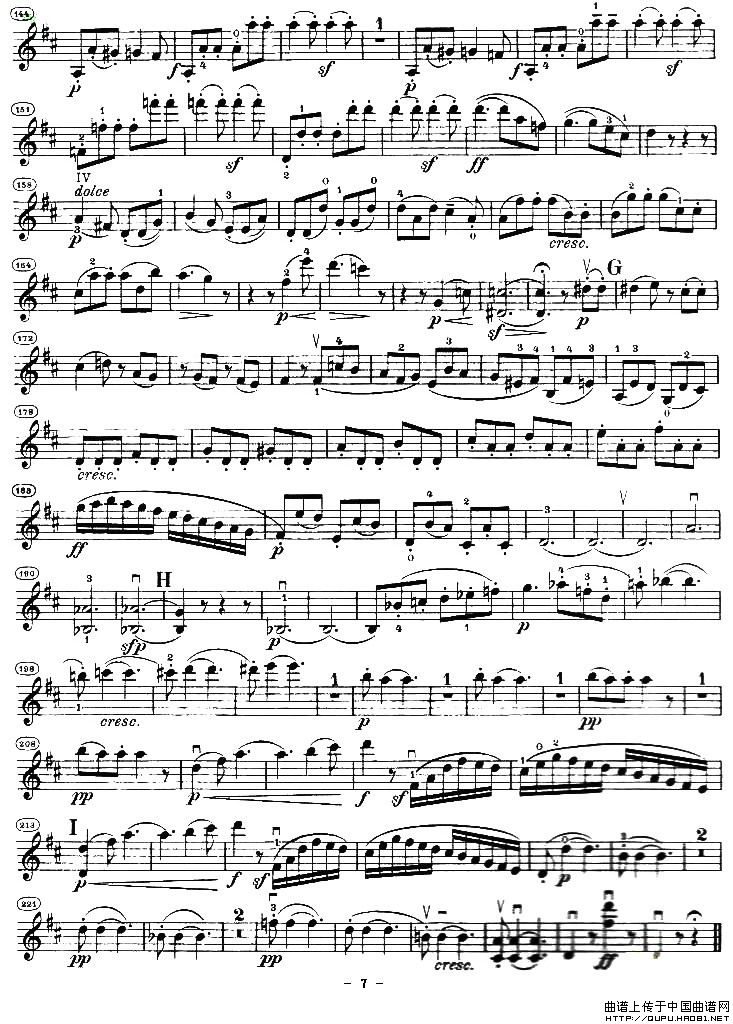 SONATA No.1小提琴谱