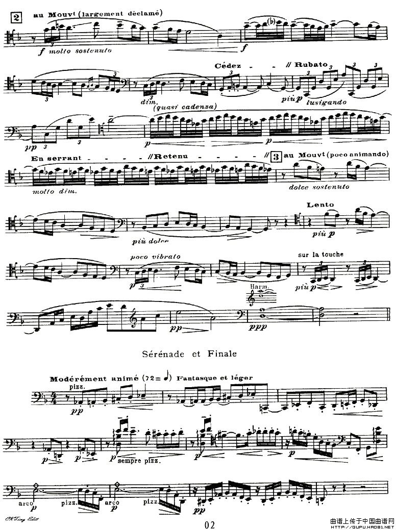 Sonata（大提琴奏鸣曲）小提琴谱