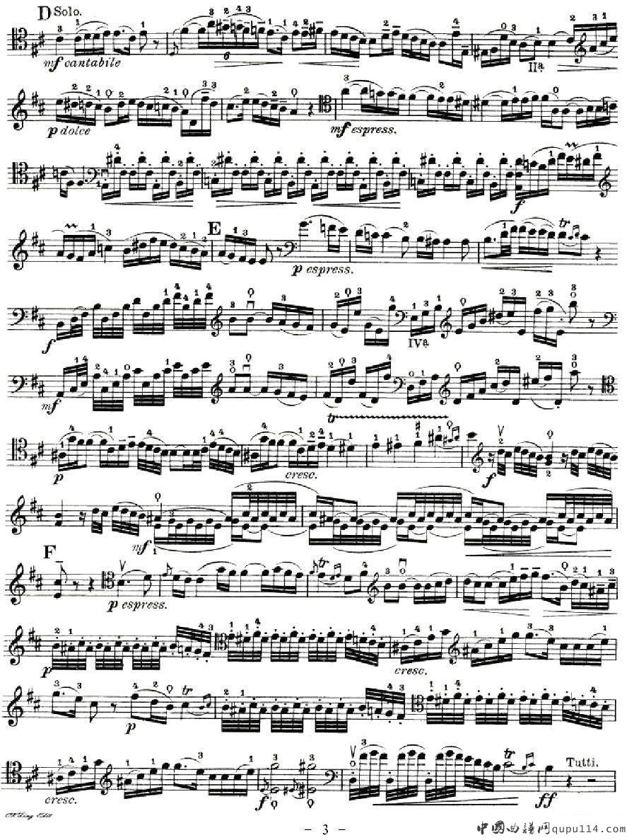 J. Haydn Concerto in D Major（海顿D大调大提琴协奏曲 [大提琴谱]）