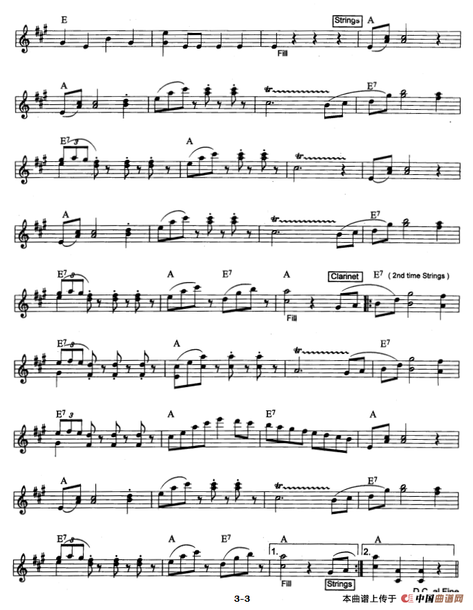 拉德茨基进行曲（爵士乐版）电子琴谱