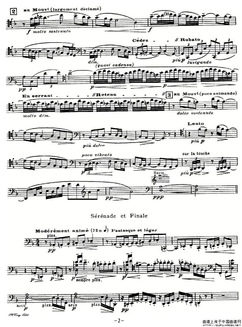 SONATNS（大提琴奏鸣曲 [大提琴独奏]）小提琴谱