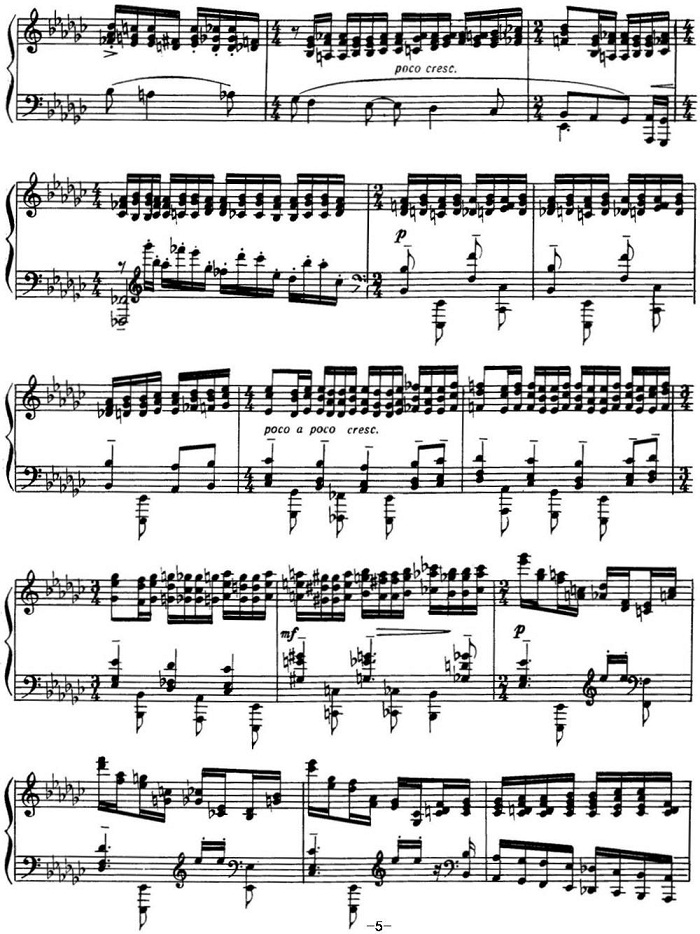 拉赫玛尼诺夫 音画练习曲15或16 Etudes tableaux Op.39 No.7