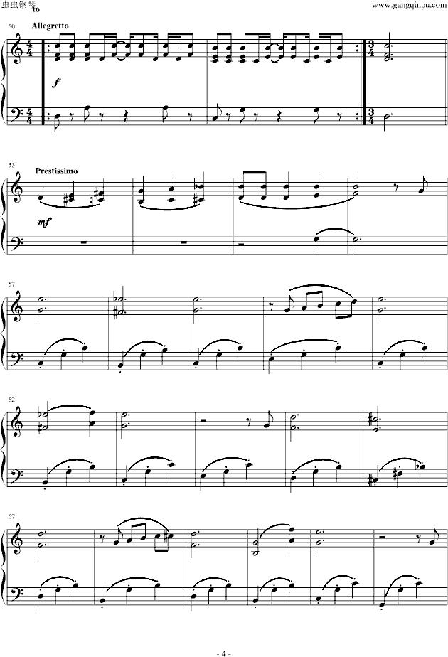 超级玛莉Super Mario Bros（完全优化版）钢琴谱