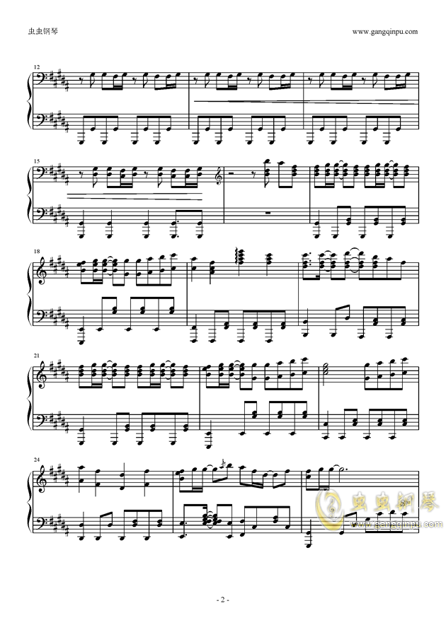 only my railgun钢琴谱