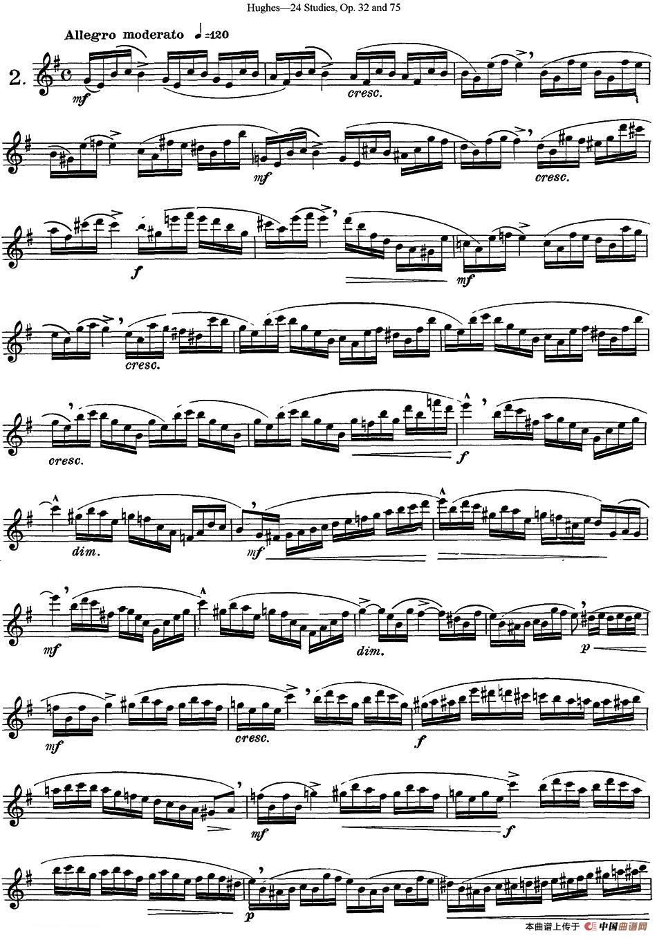 胡埃斯24首练习曲Op.32（NO.2-NO.3）
