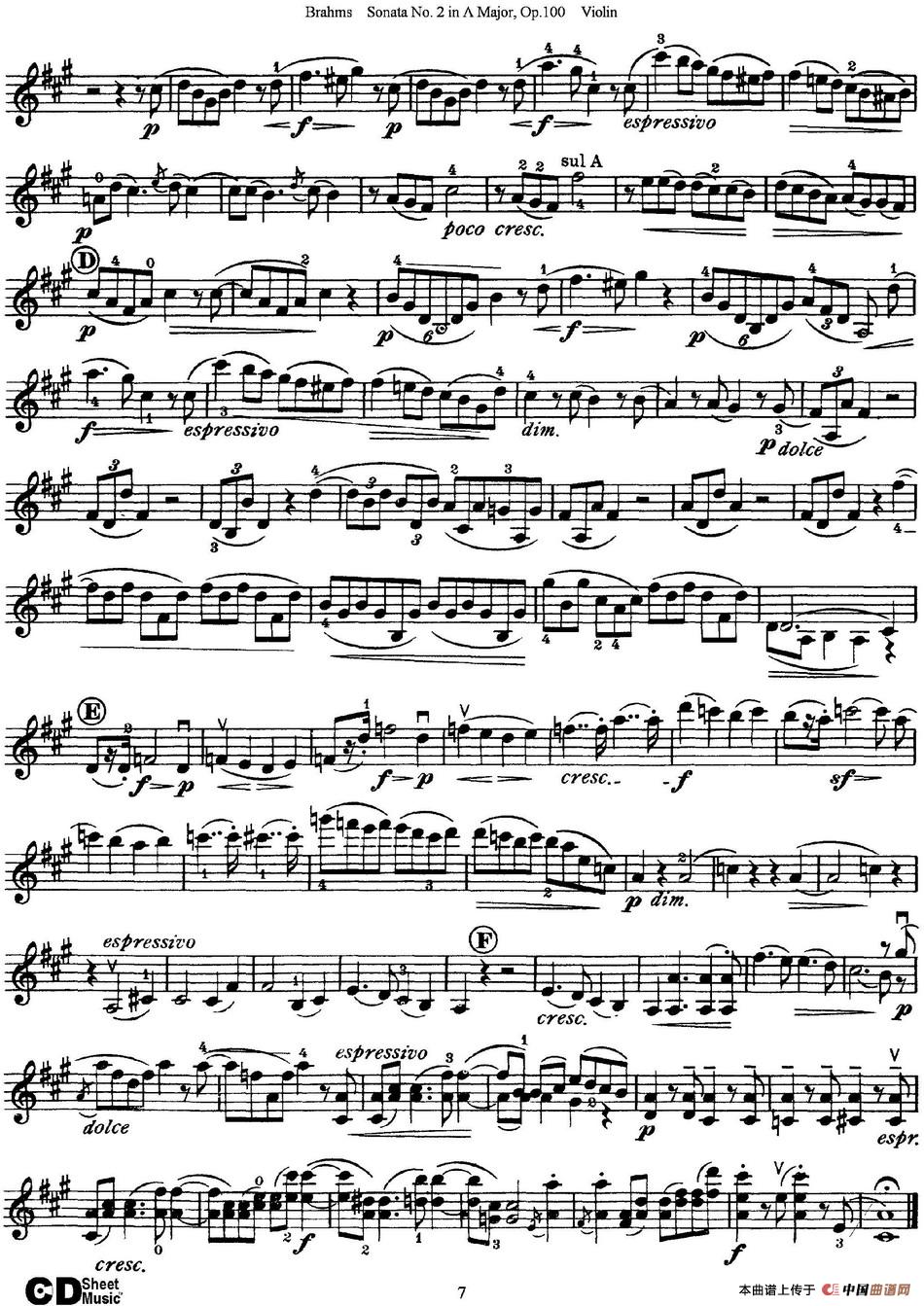 Violin Sonata No.2 in A Major Op.100