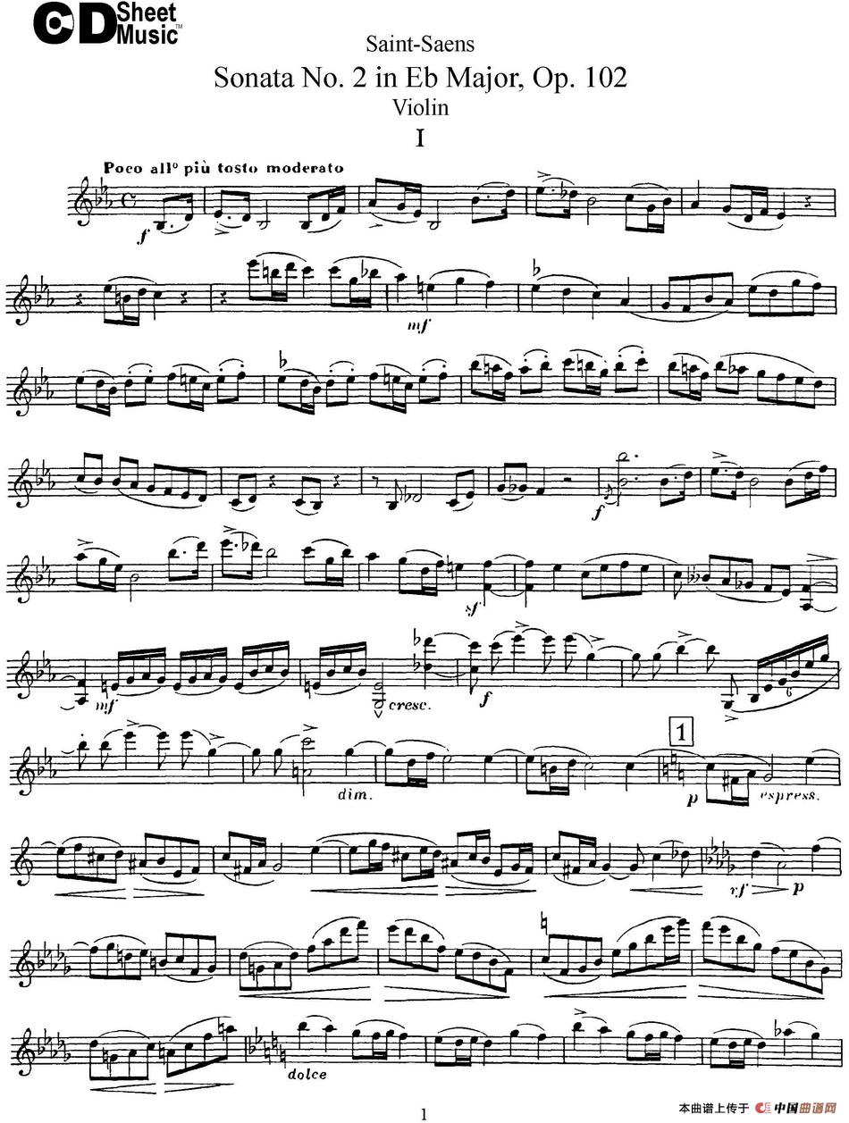 Violin Sonata No.2 in Eb Major Op.102