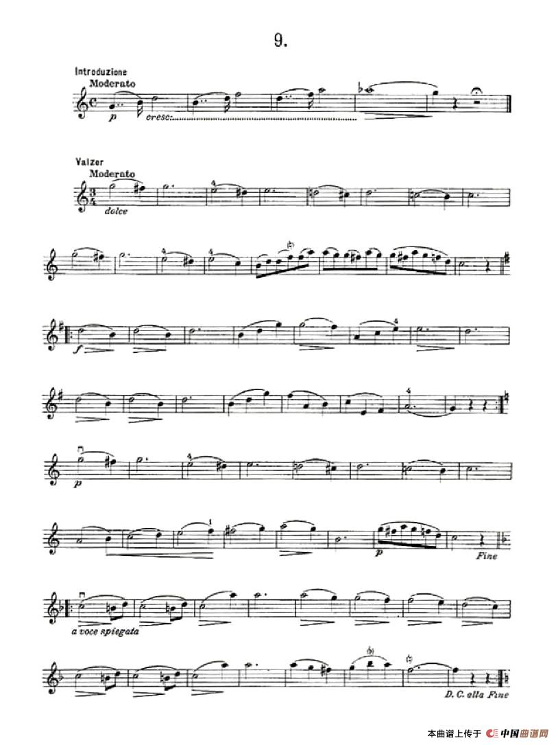 36 Studi Melodici E Facilissimi  Op.48之1—10（36首容易旋
