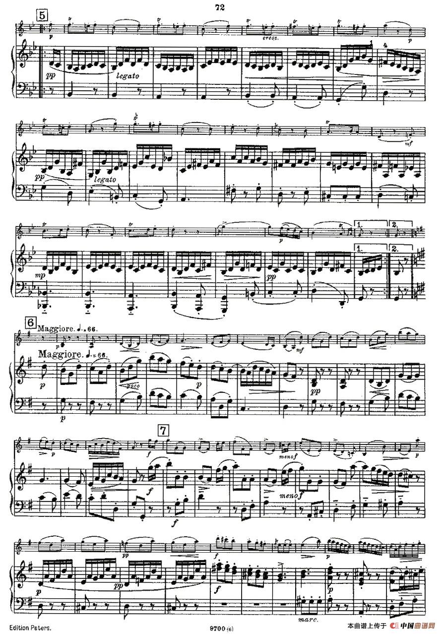 Mozart - Violin Sonata No.6, KV. 301（第六小提琴奏鸣曲