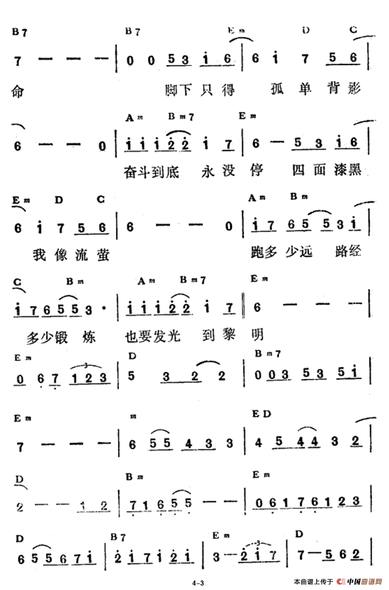 流浪的心（佚名词曲、王杰演唱版）