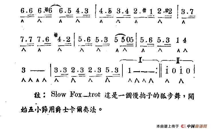 风雨之歌（un soir de rafle）口琴谱