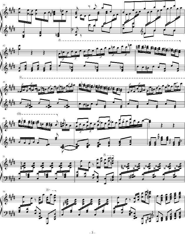 霍洛维兹卡门幻想曲（1927，1968） 钢琴谱