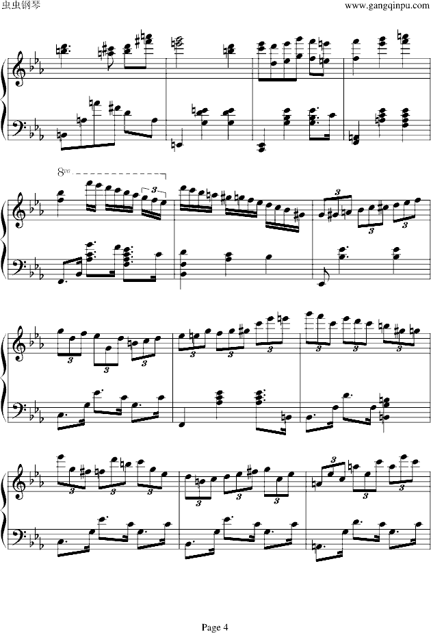 magic waltz-改良版钢琴谱