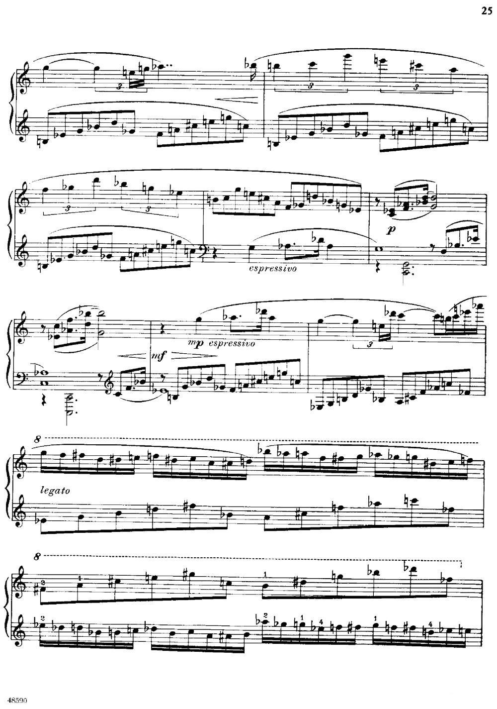 钢琴曲谱 降e小调钢琴奏鸣曲 Op.26 v.1
