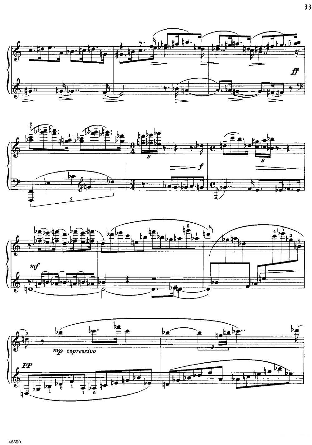 钢琴曲谱 降e小调钢琴奏鸣曲 Op.26 v.1