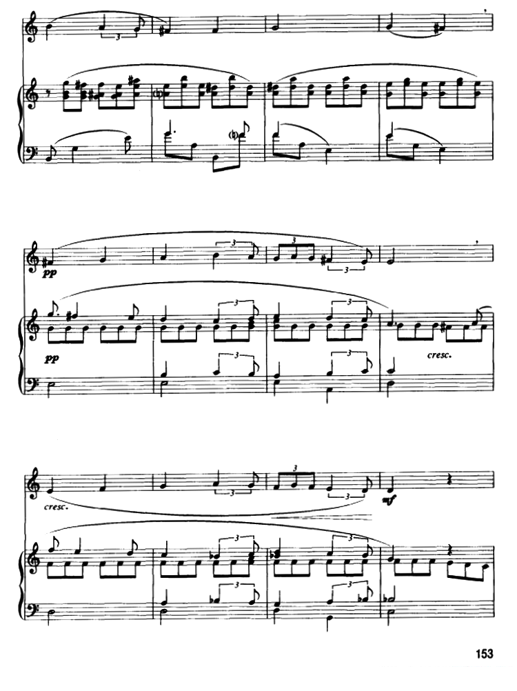 铜管乐谱曲谱 浪漫曲（圆号+钢琴伴奏）